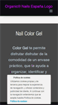 Mobile Screenshot of organicnails.es